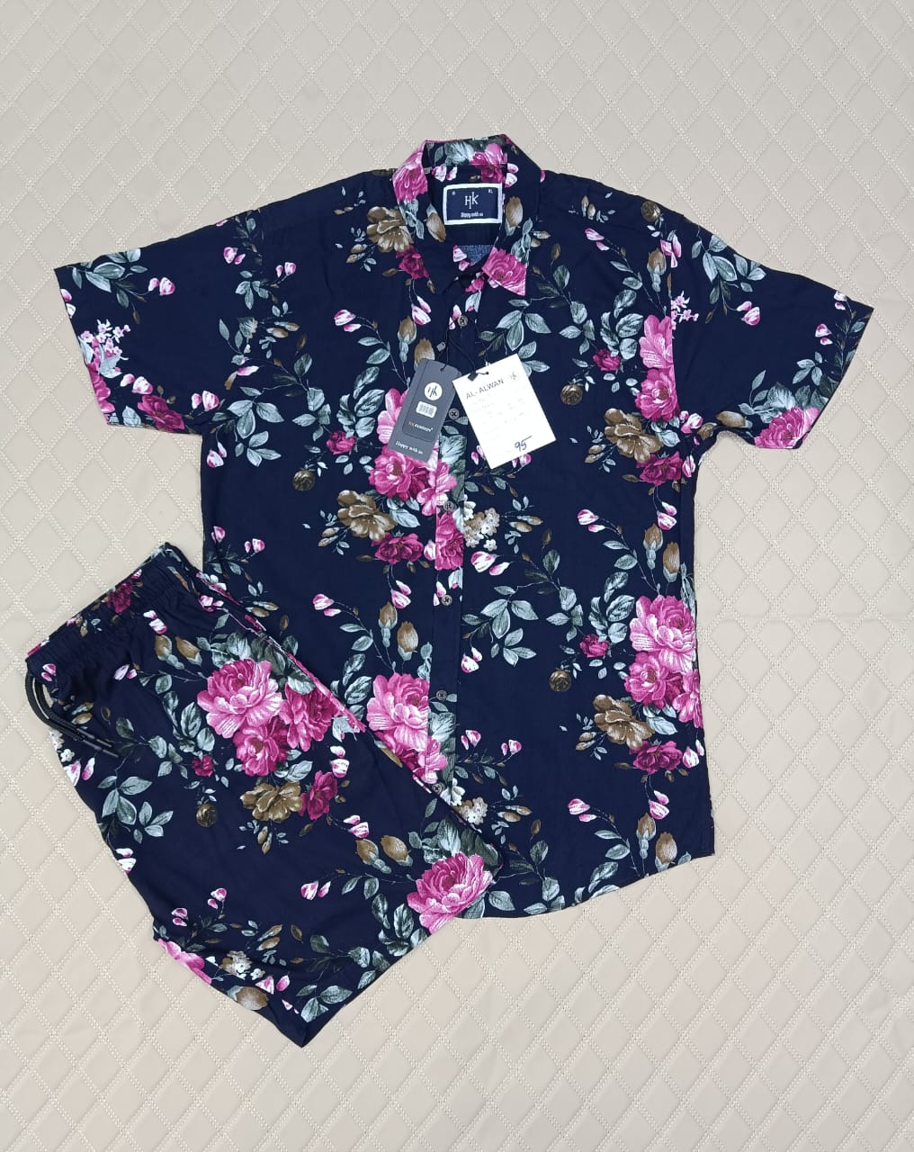 Navy Blue Floral 2